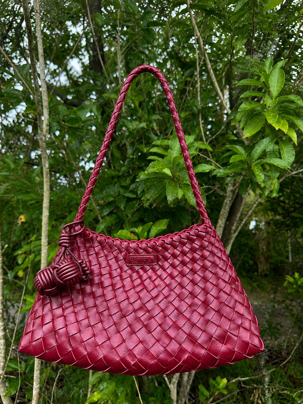 Deep Red Poi Bag